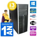 Pc tour hp elite 8300 intel core i3 - 3220 ram 8go disque 250go windows 10 wifi