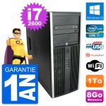 Pc tour hp elite 8300 intel core i7 - 2600 ram 8go disque dur 1to windows 10 wifi