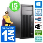 Pc tour hp workstation z240 intel i5 - 6500 ram 32go disque 500go windows 10 wifi