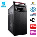 Pc tour lenovo thinkcentre e71 g630 2. 7ghz 8go disque 2to graveur wifi win 7