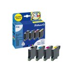 Pelikan promo pack p06 - pack de 4 - noir, jaune, cyan, magenta - compatible - cartouche d'encre (alternative ...