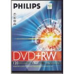 Philips - 5 x dvd + rw - 4. 7 go 1x - 4x - botier plat pour dvd vido
