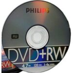 Philips - 5 x dvd + rw - 4. 7 go 4x - boîtier cd étroit Philips - 5 x dvd + rw - 4. 7 go 4x - boîtier cd étroit