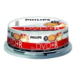 Philips dr4i6b25f - 25 x dvd + r - 4. 7 go 16x - spindle