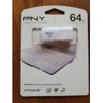 Pny compact attach - cl usb - 64 go - usb 2. 0 - blanc