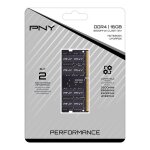 Pny notebook memory pny performance, sodimm, ddr4, 16 gb, 3200 mhz, cl22 (mn16gsd43200 - tb) (1 x 16gb, ...