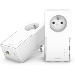 Powerline 1000 kit duo prises cpl kit cpl 1000 mbps compatible toute box / routeur 1 port ethernet + ... Powerline 1000 kit duo prises cpl kit cpl 1000 mbps compatible toute box / routeur 1 port ethernet + ...
