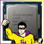 Processeur cpu intel pentium g4560t 2. 9ghz 3mo 8gt / s sr35t fclga1151 dual core