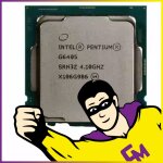 Processeur cpu intel pentium gold g6405 srh3z 4. 10ghz flga1200 dual core