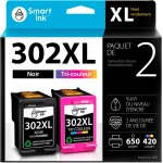 Remanufacturées cartouches d'encre remplacement pour hp 302 302xl 2 pack combo (noir tri - colore) pour ... Remanufacturées cartouches d'encre remplacement pour hp 302 302xl 2 pack combo (noir tri - colore) pour ...