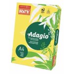 Rey adagio - lisse - 104 micromtres - jaune citron - a4 (210 x 297 mm) - 80 g / m - 500 feuille(s) ramette ...
