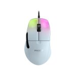 Roccat kone pro - souris - ergonomique - optique - 5 boutons - filaire - usb 2. 0 - blanc