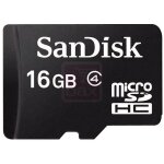 Sandisk - carte mémoire flash - 16 go - class 4 - micro sdhc - noir Sandisk - carte mémoire flash - 16 go - class 4 - micro sdhc - noir