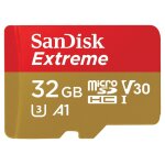 Sandisk extreme - carte m�moire flash (adaptateur microsdhc - sd inclus(e)) - 32 go - a1 / video class ...