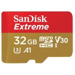 Sandisk extreme - carte mémoire flash (adaptateur microsdhc - sd inclus(e)) - 32 go - a1 / video class ... Sandisk extreme - carte mémoire flash (adaptateur microsdhc - sd inclus(e)) - 32 go - a1 / video class ...