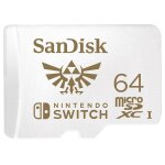 Sandisk nintendo switch - carte m�moire flash - 64 go - uhs - i u3 - microsdxc uhs - i - pour nintendo ...