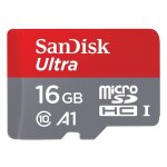 Sandisk ultra - carte mmoire flash (adaptateur microsdhc - sd inclus(e)) - 16 go - a1 / uhs class 1 ...
