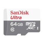Sandisk ultra - carte m�moire flash (adaptateur microsdhc - sd inclus(e)) - 64 go - class 10 - microsdxc ...