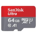 Sandisk ultra - carte m�moire flash (adaptateur microsdxc vers sd inclus(e)) - 64 go - a1 / uhs - i u1 ...