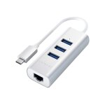 Satechi st - tc2n1usb31as - concentrateur (hub) - 3 x superspeed usb 3. 0 + 1 x 10 / 100 / 1000 - de ... Satechi st - tc2n1usb31as - concentrateur (hub) - 3 x superspeed usb 3. 0 + 1 x 10 / 100 / 1000 - de ...