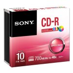 Sony - cdr (pack de 10) Sony - cdr (pack de 10)