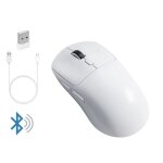 Souris sans fil 2. 4g m348, rechargeable, 500mah, compatible bluetooth, pour gamer, pour ordinateur portable, ...