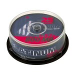 Spindle 25 platinum cd - r speed 52xs 800mb