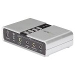 Startech. com adaptateur audio usb 7. 1 avec audio num�rique spdif - carte son externe - usb (f) vers ...