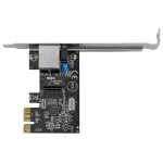 Startech carte r�seau pcie � 1 port gigabit ethernet - adaptateur pci express vers rj45 - 10 / 100 / ...