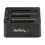 Startech. com dock pour disques durs 2 baies, usb 3. 1  2, 5 / 3, 5  sata iii - contrleur de stockage ...