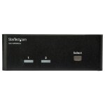 Startech. com switch kvm displayport double affichage � 2 ports - 4k 60 hz (sv231dpddua2) - commutateur ...