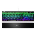 Steelseries apex pro - clavier - avec affichage - backlit - usb - qwerty - commutateur : omnipoint adjustable ...