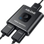 Switch hdmi 4k 60hz, aluminum commutateur hdmi, multipr hdmi pour tv, splitter hdmi 1 entre 2 sorties, ...