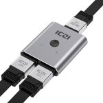 Switch hdmi 4k 60hz, commutateur hdmi bidirectionnel 2 entres a 1 sortie ou 1 entre a 2 sorties hdmi ...