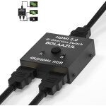 Switch hdmi 4k 60hz, splitter hdmi bidirectionnel commutateur hdmi 2 entrées 1 sortie ou 1 entrée a 2 ... Switch hdmi 4k 60hz, splitter hdmi bidirectionnel commutateur hdmi 2 entrées 1 sortie ou 1 entrée a 2 ...