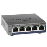 Switch netgear prosafe gs105e 272 - 10813 - 05 5x rj - 45 10 / 100 / 1000mbps gigabit lan