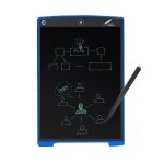 Tablette graphique ecriture dessin bloc note numrique lcd 12 pouces bleu - yonis