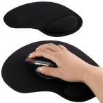 Tapis de souris repose poignet de qualit� ergonomique ultra fin noir