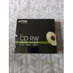 Tdk - 5 x cd - rw - 700 mo (80 min) 4x - 12x - botier cd troit