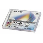 Tdk - dvd - r - 4. 7 go 16x - surface imprimable - botier cd