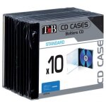 Tnb cdtr10 - pack 10 bo�tiers transparents standards