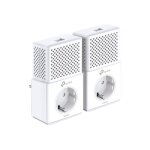 Tp - link tl - pa7010p kit - v3 - starter kit - kit d'adaptation pour courant porteur 1gbe, homeplug ...