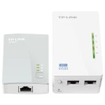 Tp - link tl - wpa4220kit av500 2 - port wifi powerline adapter starter kit - kit d'adaptation pour courant ...