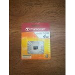 Transcend - carte mémoire flash - 4 go - class 2 - micro sdhc Transcend - carte mémoire flash - 4 go - class 2 - micro sdhc