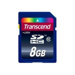 Transcend - carte mmoire flash - 8 go - class 10 - sdhc - frustration - free packaging
