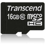 Transcend ts16gusdc10 m�moire flash 16 go microsdhc nand classe 10