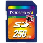 Transcend ultra performance 45x - carte mmoire flash - 256 mo - 45x - sd