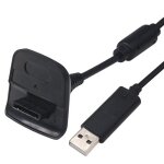 Trixes câble usb chargeur noir pour manette xbox 360 Trixes câble usb chargeur noir pour manette xbox 360