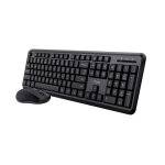 Trust ody clavier souris incluse rf sans fil qzerty anglais noir