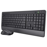 Trust trezo ensemble clavier souris sans fil, configuration azerty fran�ais, conception durable, clavier ...